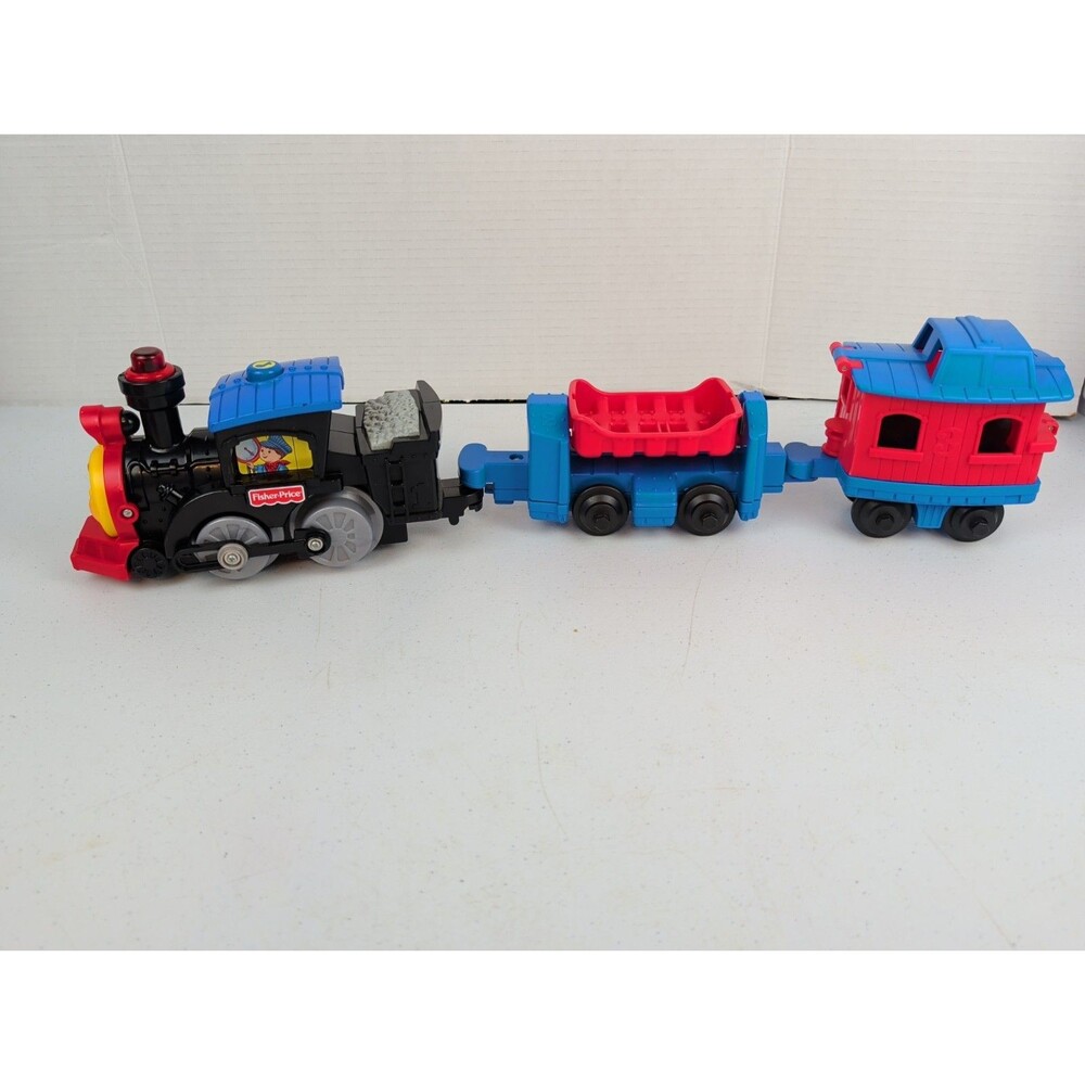 Fisher Price 1999 Toots the Train Engine Talking Lights Blinks Moves